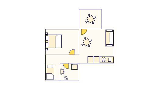Schema essenziale dell'appartamento - 5 - A7